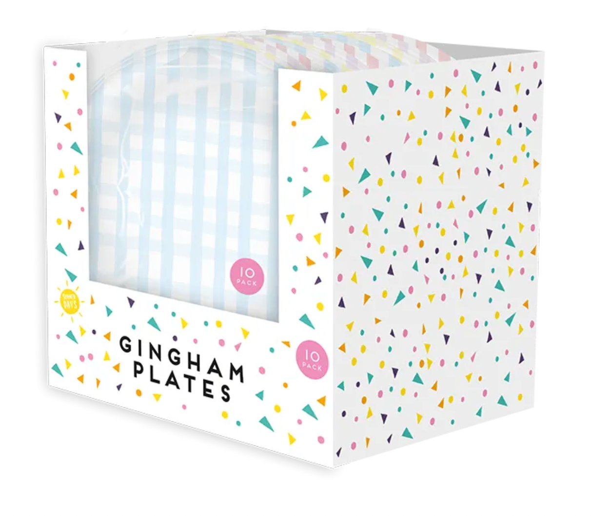 Summer Party Paper Plates 23cm 10pk
