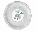 White paper plates 18cm 30pk