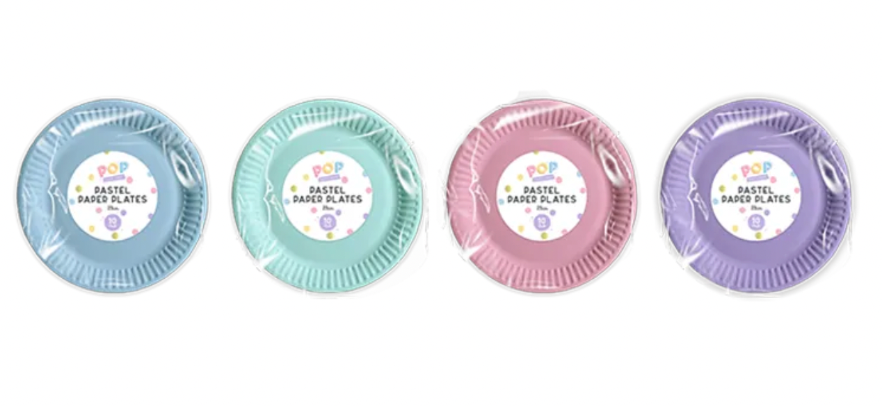 Pastel Plates 10pk