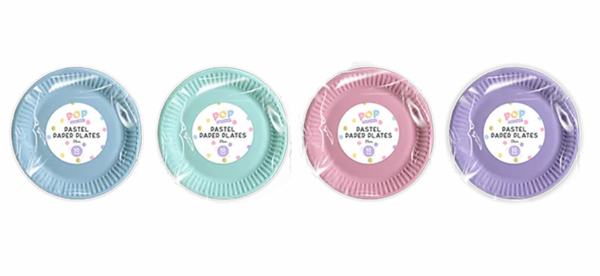 Pastel Plates 10pk